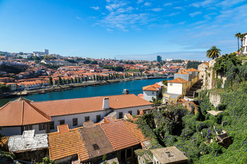 Obraz premium Aerial view of Porto in Portugal