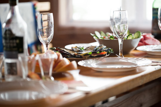 Beautifully laid table