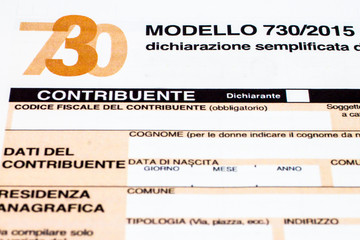 italian tax return called 730