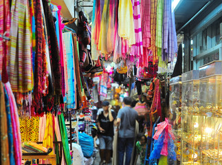 Fototapeta na wymiar Colorful Chatuchak market, Thailand