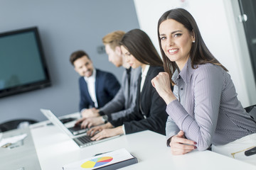 Young people in the office