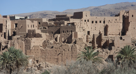 Fototapeta na wymiar Marocco kasbah