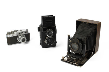 Retro film cameras