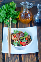 noodles with meat