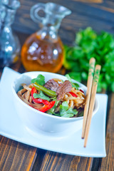 noodles with meat
