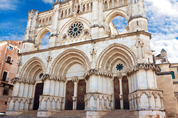 Fototapeta na wymiar Cathedral in city of Cuenca, province Cuenca, Castilla-La Mancha