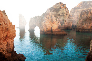 Coastal cliffs (Ponta da Piedade), Lagos, Portugal