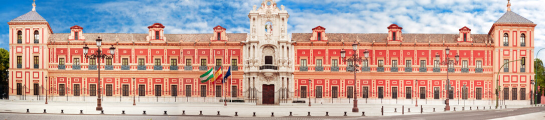 Palacio San Telmo. Seville, Spain. - Powered by Adobe