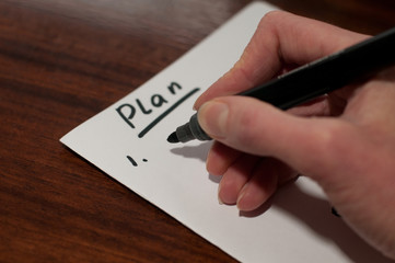 Writing hand