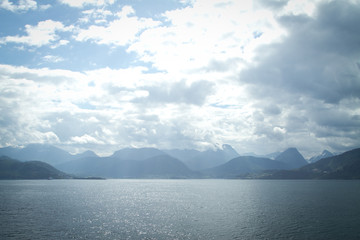 mountains and the sea