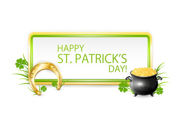 Patricks day banner