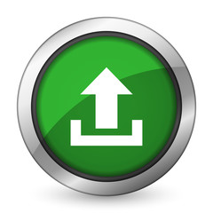 upload green icon