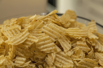A bowl of chips