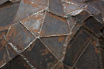 geschweißtes Metall