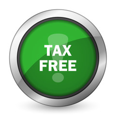 tax free green icon