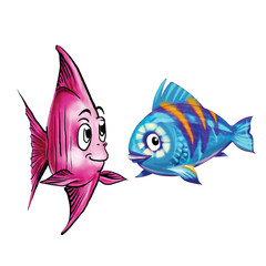 Fototapeta premium fish cartoon vector