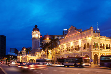 Obraz premium Sultan Abdul Samad Building in Kuala Lumpur