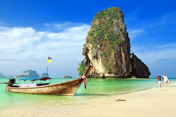 Fototapeta na wymiar Railay beach. Krabi, Thailand