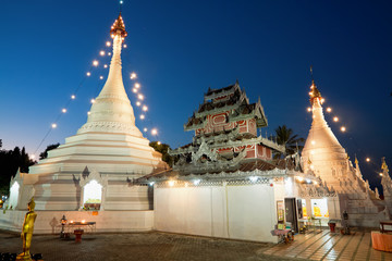 Temple of Phra That Doi Kong Mu, province Mae Hong Son, Thailand
