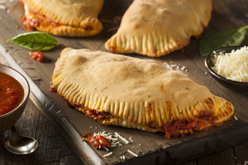 Homemade Italian Meat and Cheese Calzones
