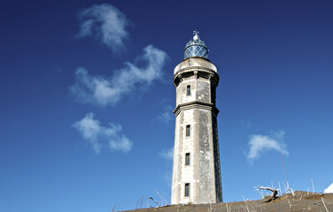 Fototapeta na wymiar Lighthouse of Ponta dos Capelinhos