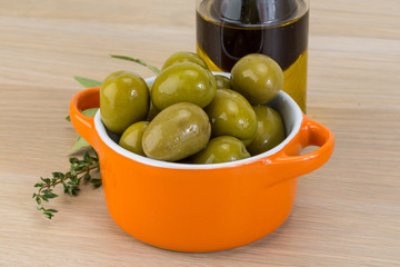 Green olives
