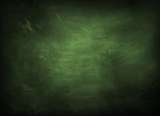 Green chalk board texture background