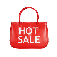 Sale bag design element isolated on white