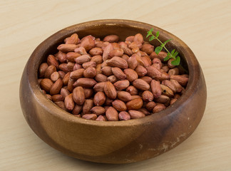 Peanut in the bowl