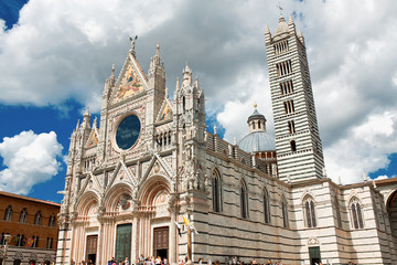 Fototapeta na wymiar Siena Cathedral, Toscana, Italy