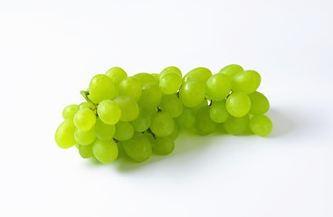 Fresh white grapes