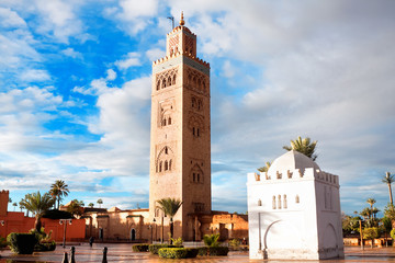Fototapeta premium Koutoubia mosque, Marrakech, Morocco