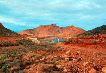 barrage Youssef Ibn Tachfin, Tinzit, Souss-Massa-Draa, Morocco