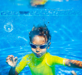 Underwater boy