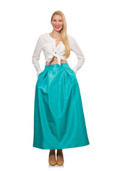 Young woman in fashion concept