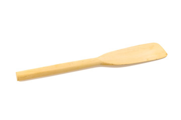 wooden spoon isolated on a white background