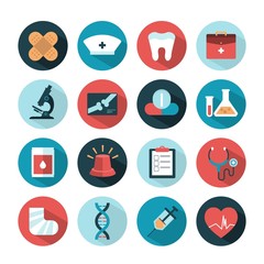 Fototapeta premium vector health and medical icons