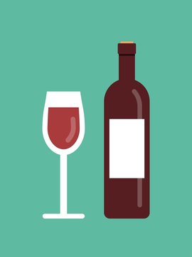 vector wine illustration