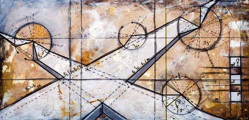 Real Contemporary Painting on Canvas