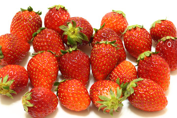 いちご　白バック