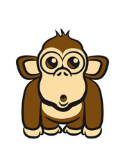 Obraz premium monkey sweet goofy funny