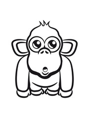 monkey sweet goofy funny