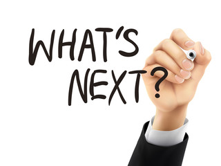 What is next written by 3d hand