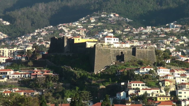 Pico fortress in Funchal, Madeira Island, zoom out