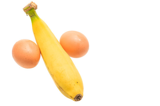 banana and eggs