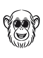 dear sweet monkey chimp sunglasses