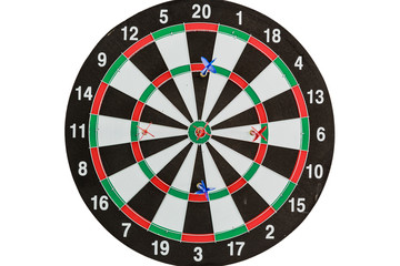 Obraz premium target darts white backgound