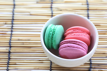 macaroon of dessert.
