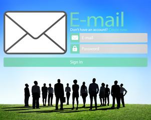 Email Online Messaging Social Media Internet Concept