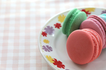 macaroon of dessert.